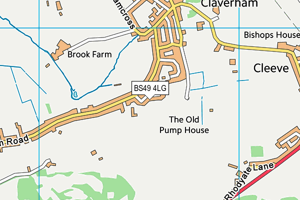 BS49 4LG map - OS VectorMap District (Ordnance Survey) BS49 4LG map - OS VectorMap District (Ordnance Survey)