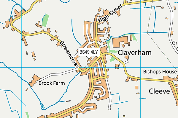 BS49 4LY map - OS VectorMap District (Ordnance Survey) BS49 4LY map - OS VectorMap District (Ordnance Survey)