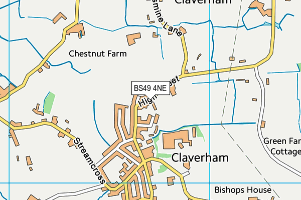 BS49 4NE map - OS VectorMap District (Ordnance Survey) BS49 4NE map - OS VectorMap District (Ordnance Survey)