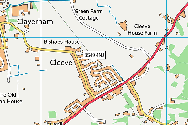 BS49 4NJ map - OS VectorMap District (Ordnance Survey) BS49 4NJ map - OS VectorMap District (Ordnance Survey)
