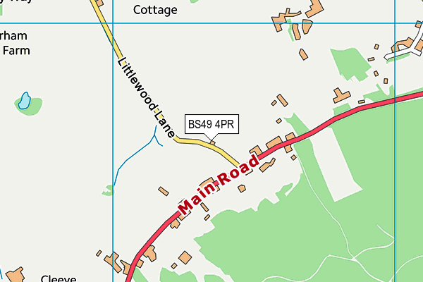 BS49 4PR map - OS VectorMap District (Ordnance Survey) BS49 4PR map - OS VectorMap District (Ordnance Survey)