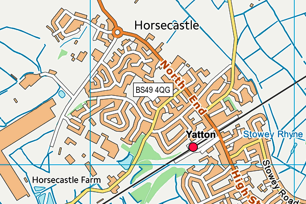BS49 4QG map - OS VectorMap District (Ordnance Survey) BS49 4QG map - OS VectorMap District (Ordnance Survey)