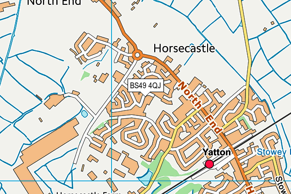 BS49 4QJ map - OS VectorMap District (Ordnance Survey) BS49 4QJ map - OS VectorMap District (Ordnance Survey)