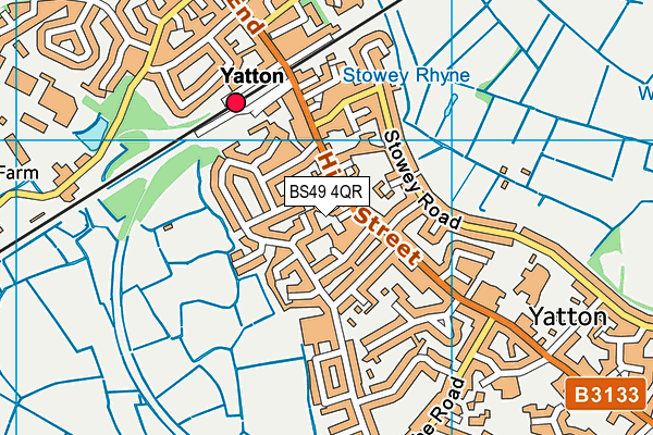 BS49 4QR map - OS VectorMap District (Ordnance Survey) BS49 4QR map - OS VectorMap District (Ordnance Survey)