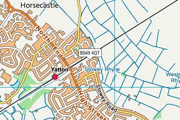 BS49 4QT map - OS VectorMap District (Ordnance Survey) BS49 4QT map - OS VectorMap District (Ordnance Survey)