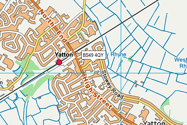 BS49 4QY map - OS VectorMap District (Ordnance Survey) BS49 4QY map - OS VectorMap District (Ordnance Survey)