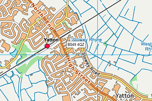 BS49 4QZ map - OS VectorMap District (Ordnance Survey) BS49 4QZ map - OS VectorMap District (Ordnance Survey)