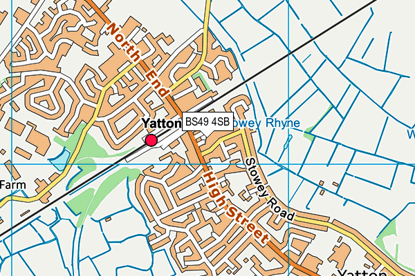 BS49 4SB map - OS VectorMap District (Ordnance Survey) BS49 4SB map - OS VectorMap District (Ordnance Survey)