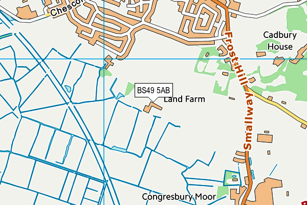 BS49 5AB map - OS VectorMap District (Ordnance Survey) BS49 5AB map - OS VectorMap District (Ordnance Survey)