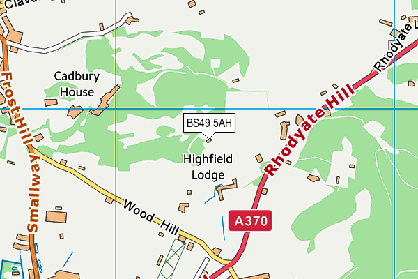 BS49 5AH map - OS VectorMap District (Ordnance Survey) BS49 5AH map - OS VectorMap District (Ordnance Survey)