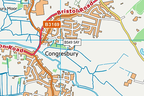 BS49 5AY map - OS VectorMap District (Ordnance Survey) BS49 5AY map - OS VectorMap District (Ordnance Survey)