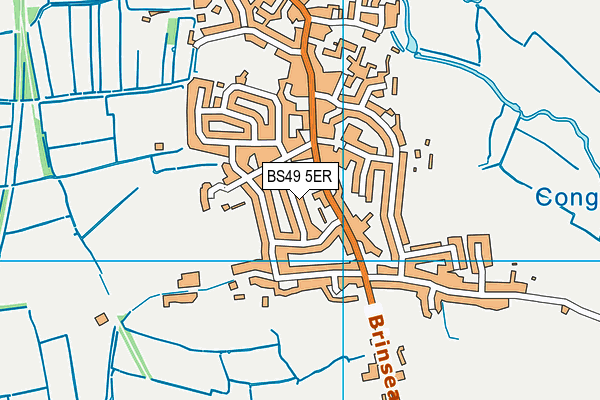 BS49 5ER map - OS VectorMap District (Ordnance Survey) BS49 5ER map - OS VectorMap District (Ordnance Survey)