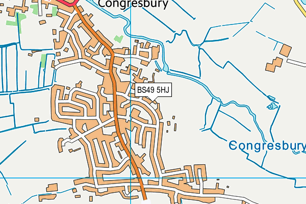 BS49 5HJ map - OS VectorMap District (Ordnance Survey) BS49 5HJ map - OS VectorMap District (Ordnance Survey)