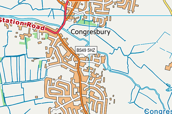 BS49 5HZ map - OS VectorMap District (Ordnance Survey) BS49 5HZ map - OS VectorMap District (Ordnance Survey)