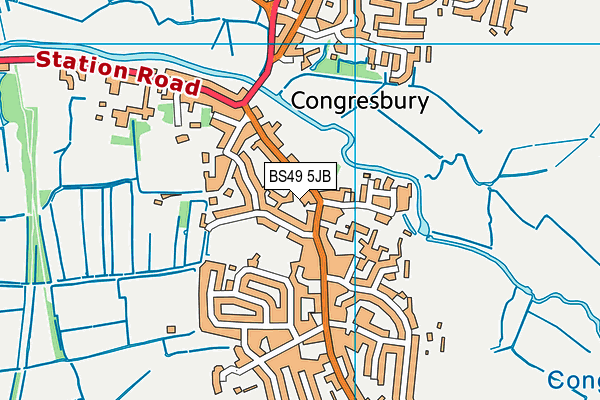BS49 5JB map - OS VectorMap District (Ordnance Survey) BS49 5JB map - OS VectorMap District (Ordnance Survey)