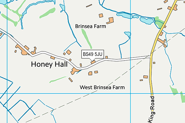 BS49 5JU map - OS VectorMap District (Ordnance Survey)