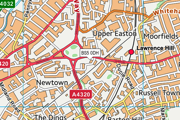 BS5 0DH map - OS VectorMap District (Ordnance Survey) BS5 0DH map - OS VectorMap District (Ordnance Survey)