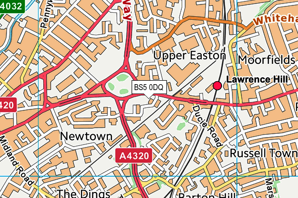 BS5 0DQ map - OS VectorMap District (Ordnance Survey) BS5 0DQ map - OS VectorMap District (Ordnance Survey)