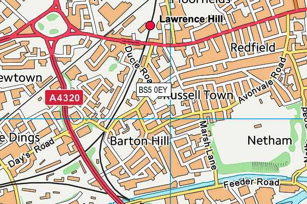 BS5 0EY map - OS VectorMap District (Ordnance Survey) BS5 0EY map - OS VectorMap District (Ordnance Survey)