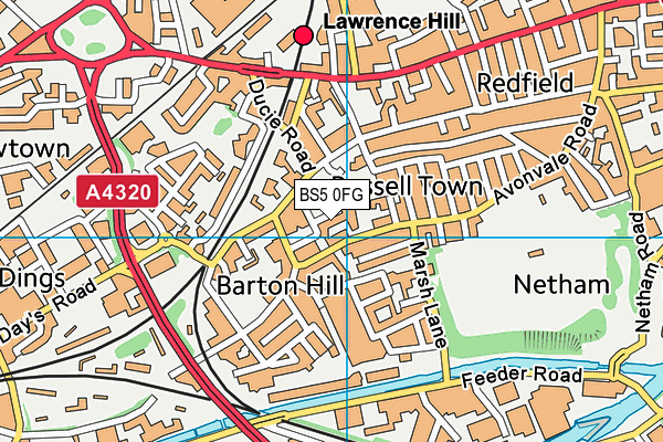 BS5 0FG map - OS VectorMap District (Ordnance Survey) BS5 0FG map - OS VectorMap District (Ordnance Survey)