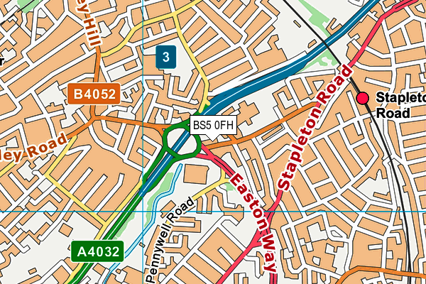 BS5 0FH map - OS VectorMap District (Ordnance Survey) BS5 0FH map - OS VectorMap District (Ordnance Survey)