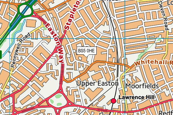 BS5 0HE map - OS VectorMap District (Ordnance Survey) BS5 0HE map - OS VectorMap District (Ordnance Survey)