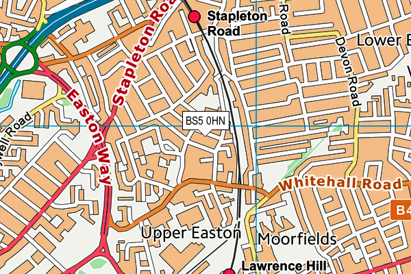 BS5 0HN map - OS VectorMap District (Ordnance Survey) BS5 0HN map - OS VectorMap District (Ordnance Survey)