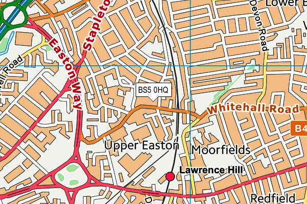 BS5 0HQ map - OS VectorMap District (Ordnance Survey)