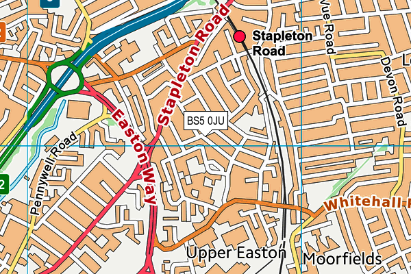 BS5 0JU map - OS VectorMap District (Ordnance Survey) BS5 0JU map - OS VectorMap District (Ordnance Survey)