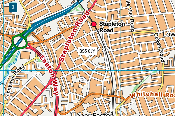 BS5 0JY map - OS VectorMap District (Ordnance Survey) BS5 0JY map - OS VectorMap District (Ordnance Survey)
