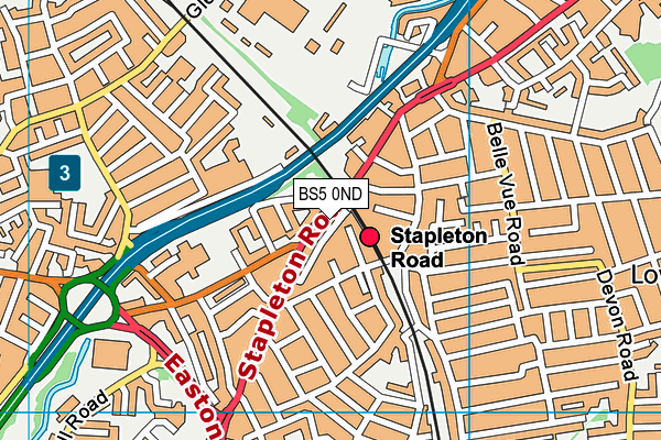 BS5 0ND map - OS VectorMap District (Ordnance Survey) BS5 0ND map - OS VectorMap District (Ordnance Survey)