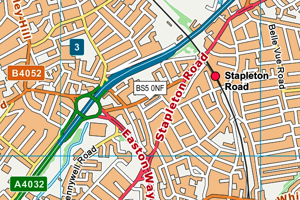 BS5 0NF map - OS VectorMap District (Ordnance Survey) BS5 0NF map - OS VectorMap District (Ordnance Survey)