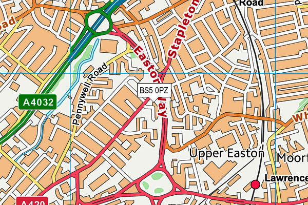BS5 0PZ map - OS VectorMap District (Ordnance Survey) BS5 0PZ map - OS VectorMap District (Ordnance Survey)