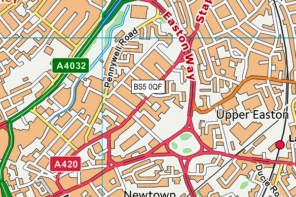 BS5 0QF map - OS VectorMap District (Ordnance Survey) BS5 0QF map - OS VectorMap District (Ordnance Survey)