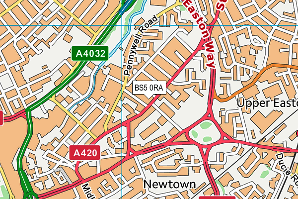 BS5 0RA map - OS VectorMap District (Ordnance Survey) BS5 0RA map - OS VectorMap District (Ordnance Survey)