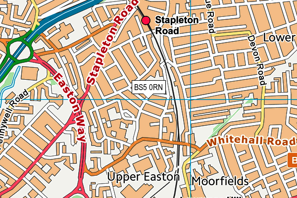 BS5 0RN map - OS VectorMap District (Ordnance Survey) BS5 0RN map - OS VectorMap District (Ordnance Survey)