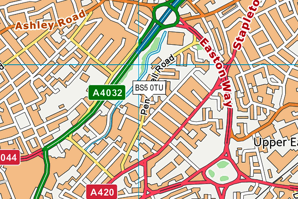 BS5 0TU map - OS VectorMap District (Ordnance Survey) BS5 0TU map - OS VectorMap District (Ordnance Survey)