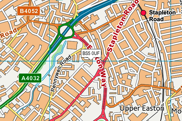 BS5 0UF map - OS VectorMap District (Ordnance Survey) BS5 0UF map - OS VectorMap District (Ordnance Survey)