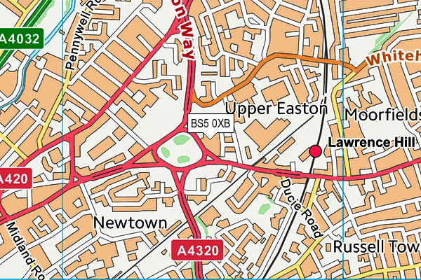 BS5 0XB map - OS VectorMap District (Ordnance Survey) BS5 0XB map - OS VectorMap District (Ordnance Survey)