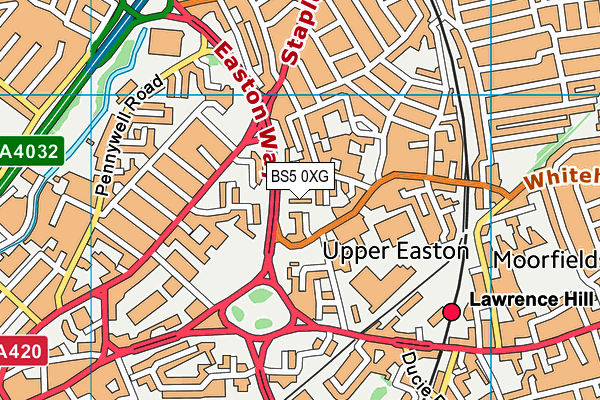 BS5 0XG map - OS VectorMap District (Ordnance Survey) BS5 0XG map - OS VectorMap District (Ordnance Survey)