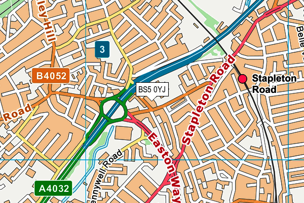 BS5 0YJ map - OS VectorMap District (Ordnance Survey) BS5 0YJ map - OS VectorMap District (Ordnance Survey)
