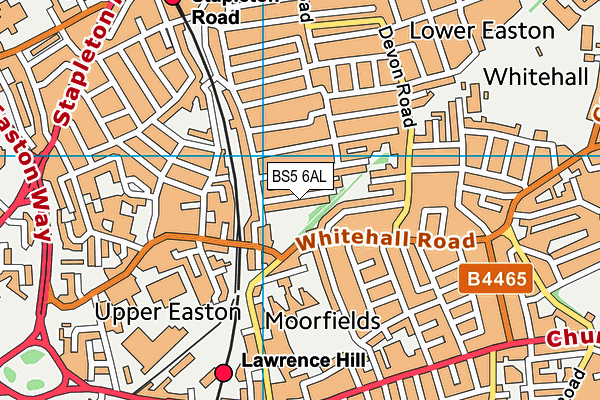 BS5 6AL map - OS VectorMap District (Ordnance Survey)
