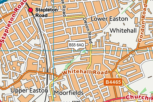 BS5 6AQ map - OS VectorMap District (Ordnance Survey) BS5 6AQ map - OS VectorMap District (Ordnance Survey)