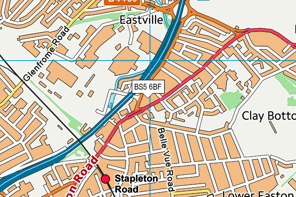 BS5 6BF map - OS VectorMap District (Ordnance Survey) BS5 6BF map - OS VectorMap District (Ordnance Survey)