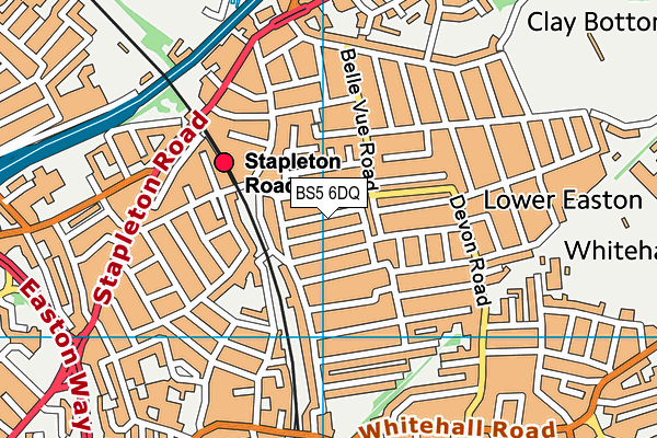 BS5 6DQ map - OS VectorMap District (Ordnance Survey) BS5 6DQ map - OS VectorMap District (Ordnance Survey)