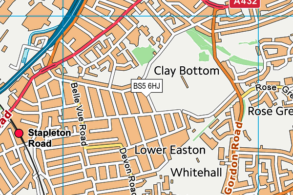 BS5 6HJ map - OS VectorMap District (Ordnance Survey) BS5 6HJ map - OS VectorMap District (Ordnance Survey)
