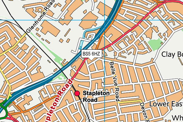 BS5 6HZ map - OS VectorMap District (Ordnance Survey) BS5 6HZ map - OS VectorMap District (Ordnance Survey)