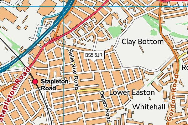 BS5 6JR map - OS VectorMap District (Ordnance Survey) BS5 6JR map - OS VectorMap District (Ordnance Survey)