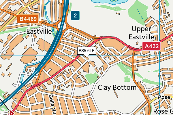 BS5 6LF map - OS VectorMap District (Ordnance Survey) BS5 6LF map - OS VectorMap District (Ordnance Survey)