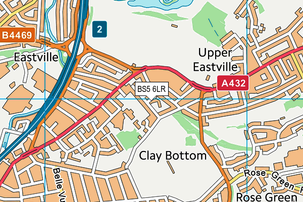 BS5 6LR map - OS VectorMap District (Ordnance Survey) BS5 6LR map - OS VectorMap District (Ordnance Survey)